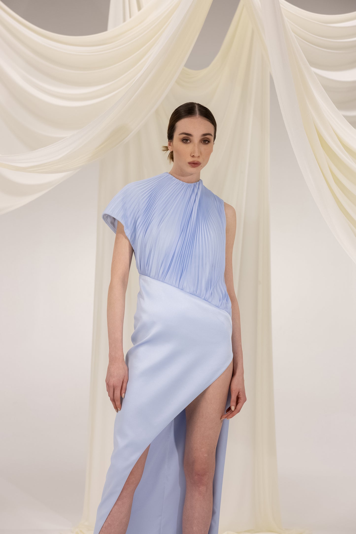 OPHELIA BABY BLUE MAXI DRESS
