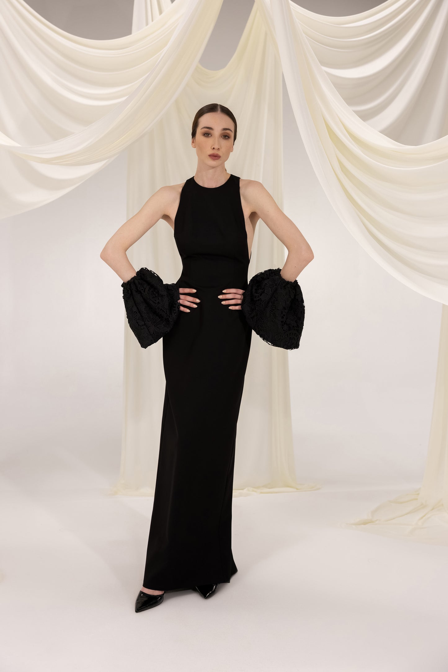 ROME BLACK MAXI DRESS