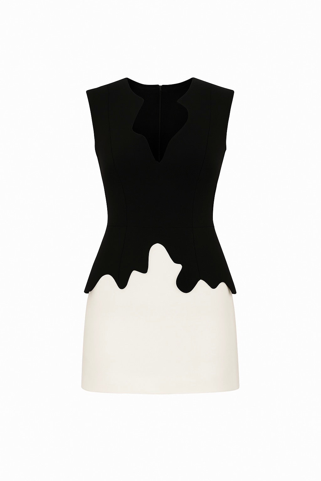 AMELIA BLACK & WHITE MINI DRESS