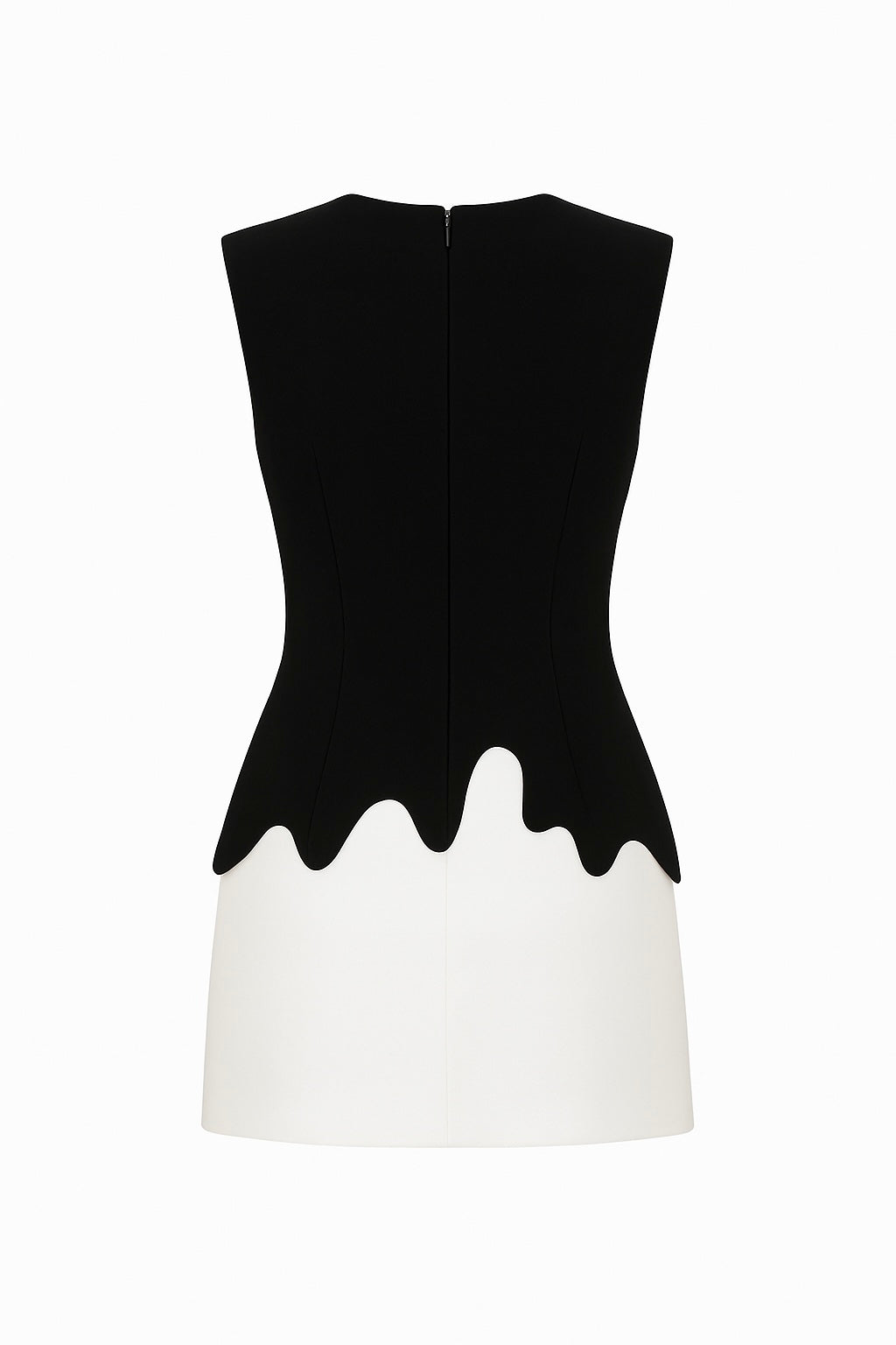 AMELIA BLACK & WHITE MINI DRESS