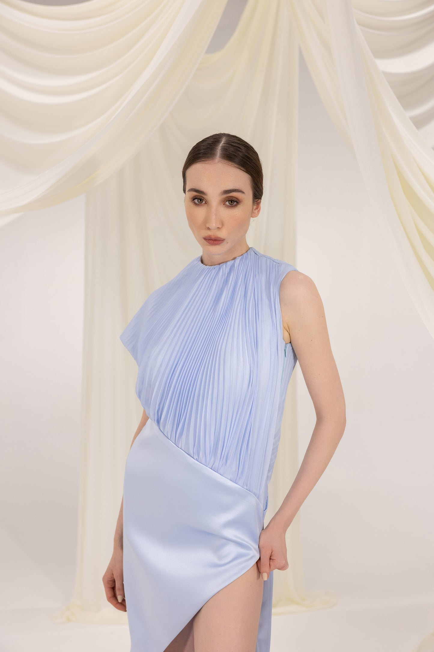 OPHELIA BABY BLUE MAXI DRESS