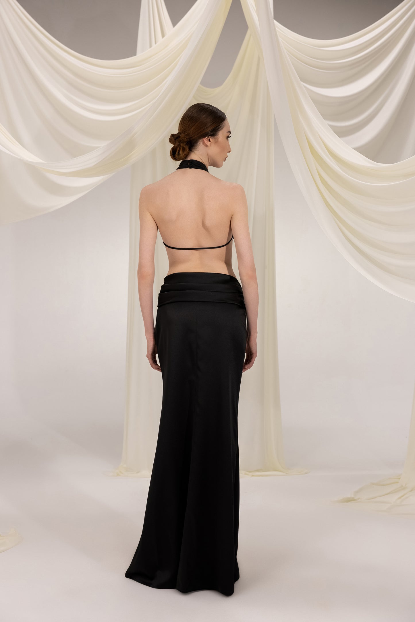 DAMON BLACK MAXI DRESS