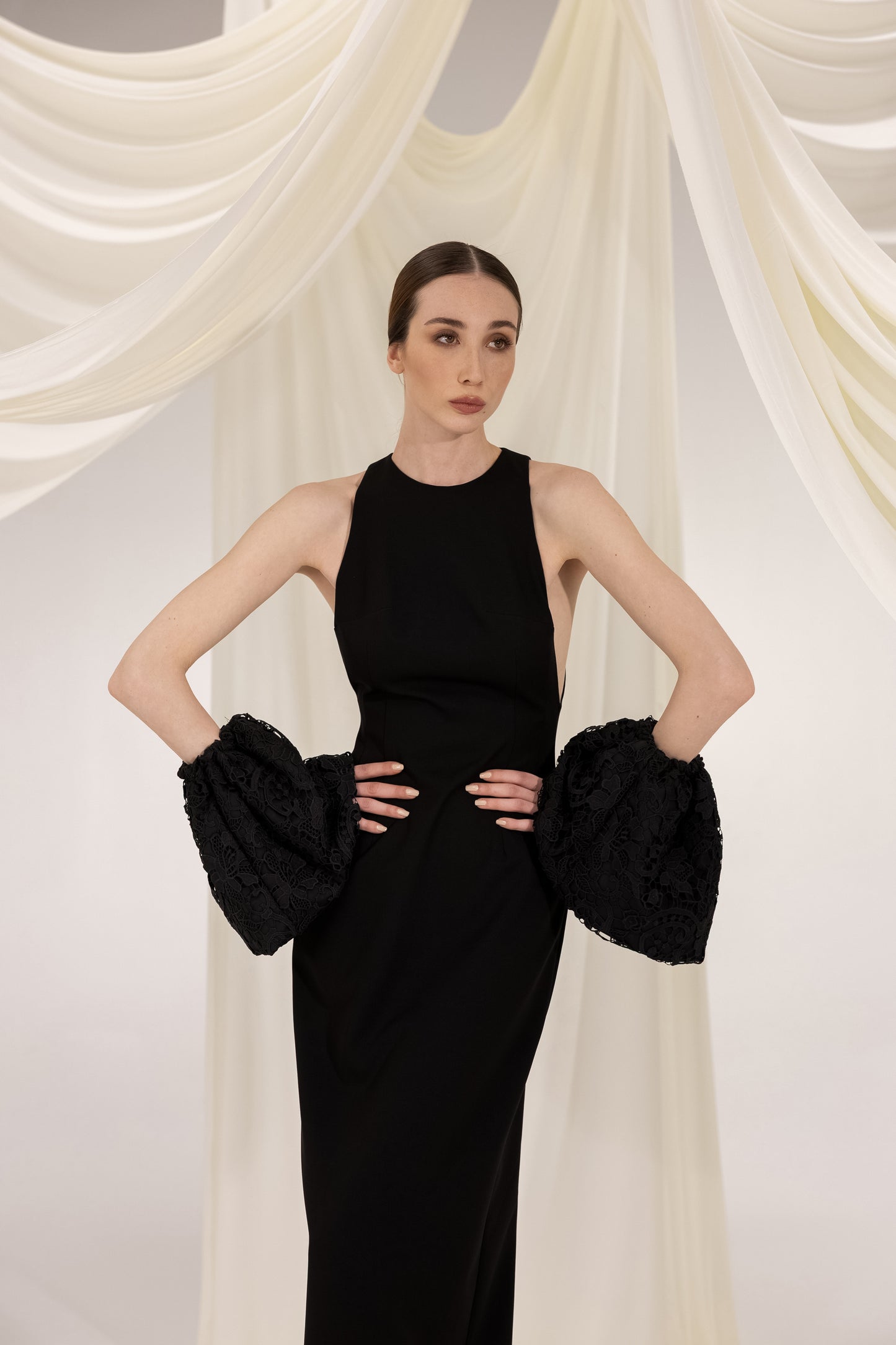 ROME BLACK MAXI DRESS