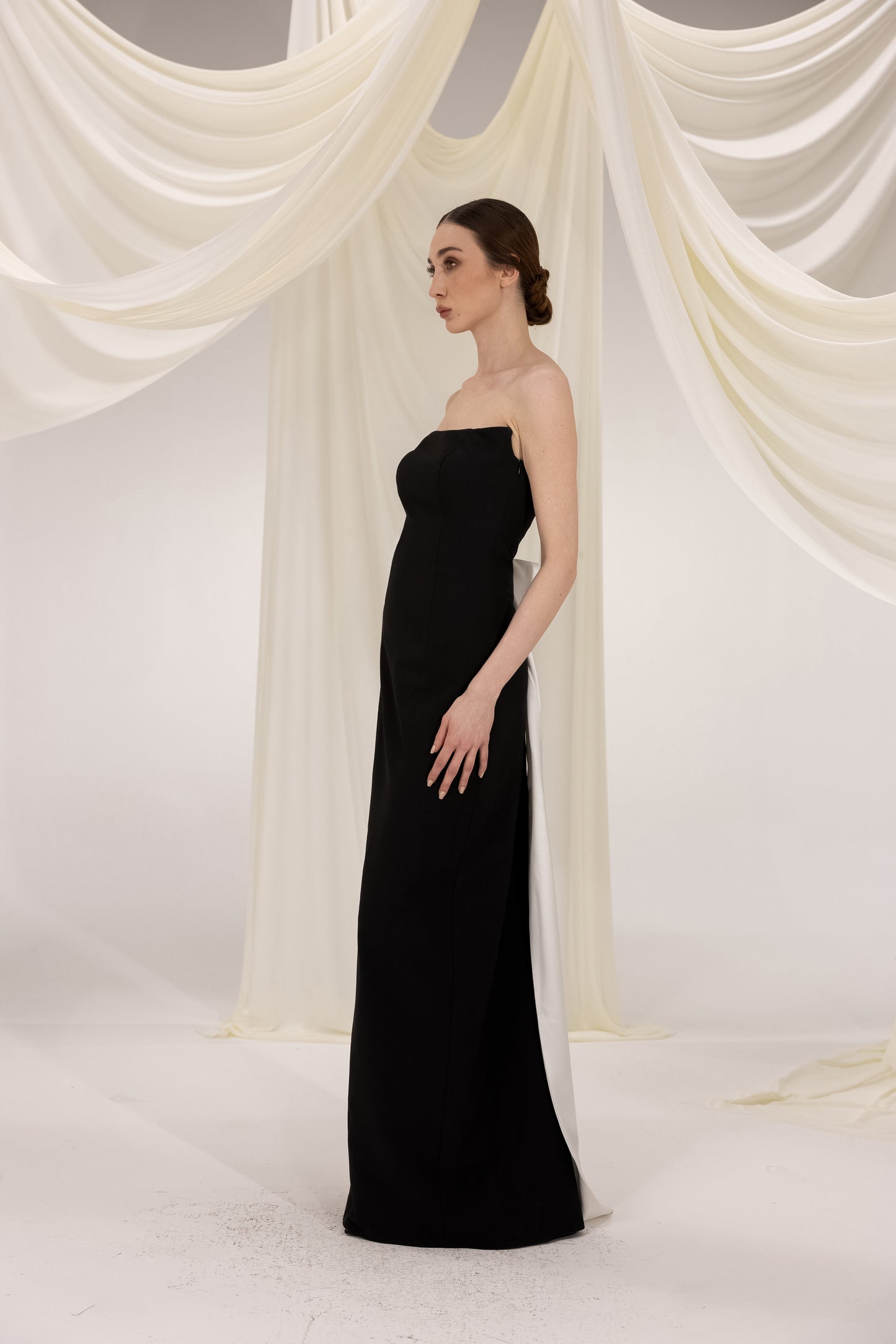 CAMILLA BLACK & WHITE MAXI DRESS