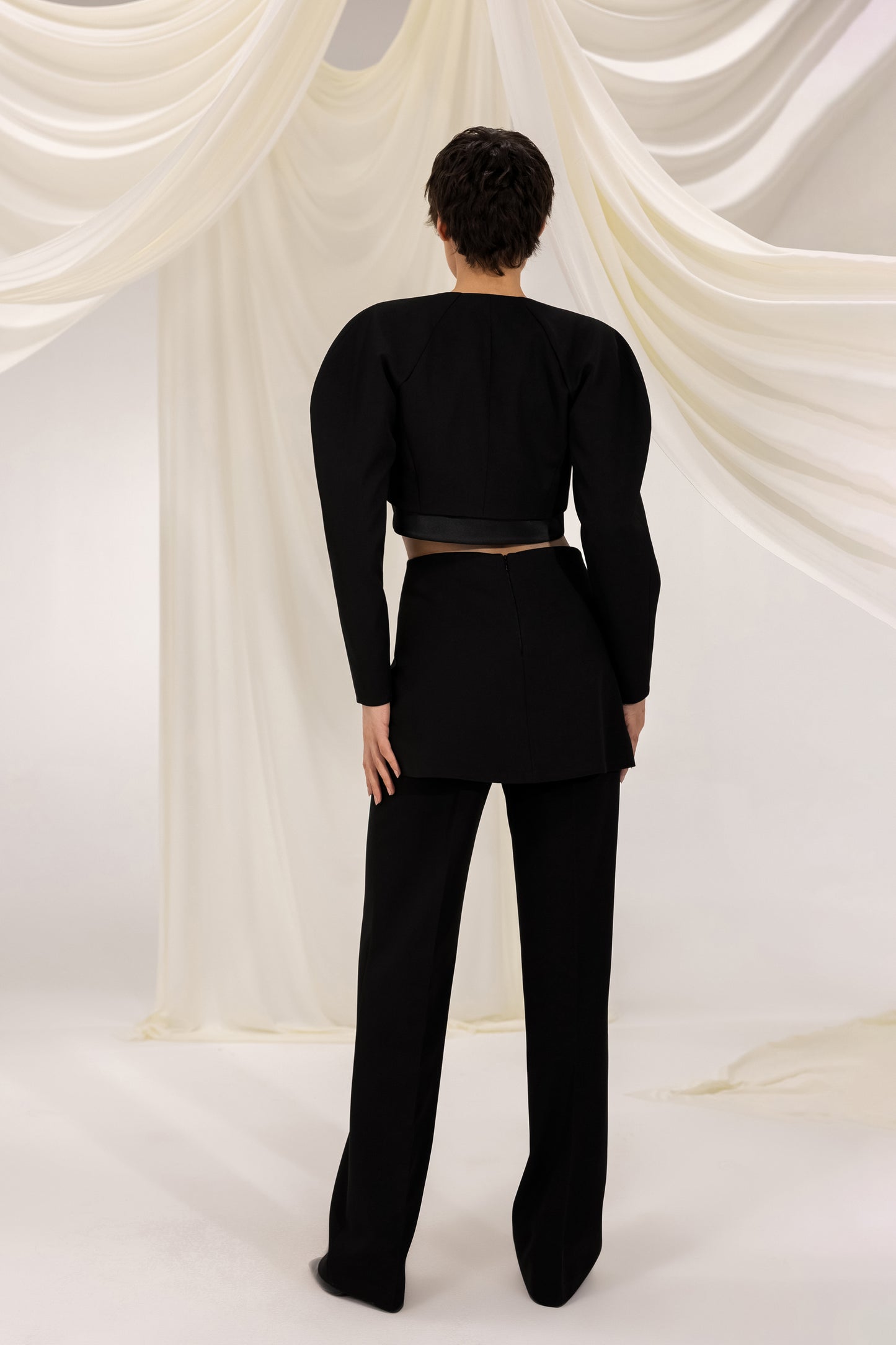 MATHILDA BLACK PANTSKIRT