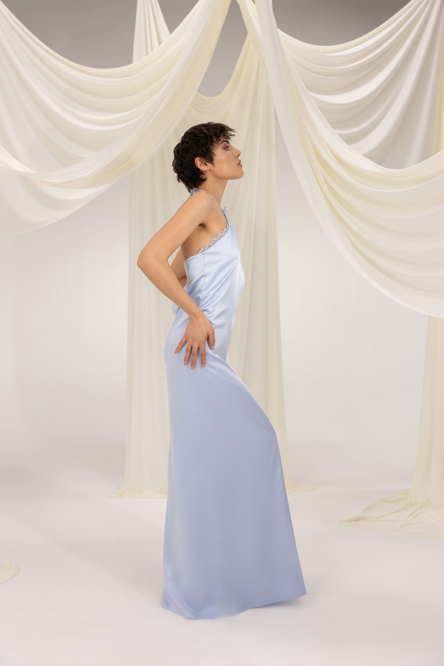DAPHNE BABY BLUE MAXI DRESS
