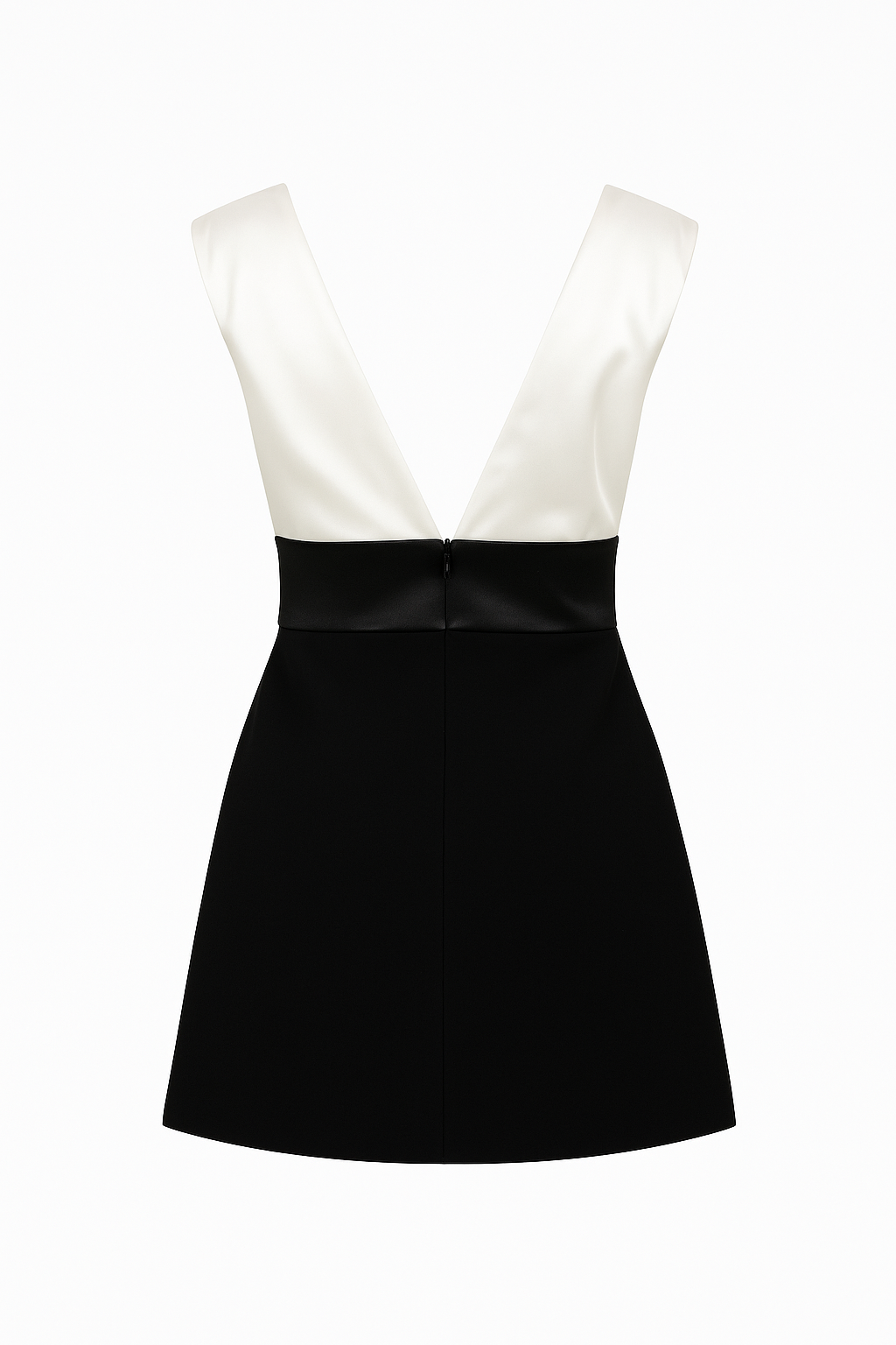 AMORE BLACK & WHITE MINI DRESS