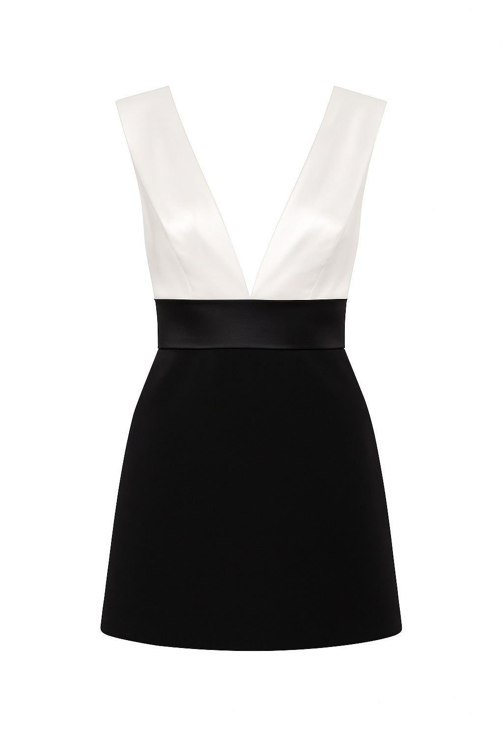 AMORE BLACK & WHITE MINI DRESS