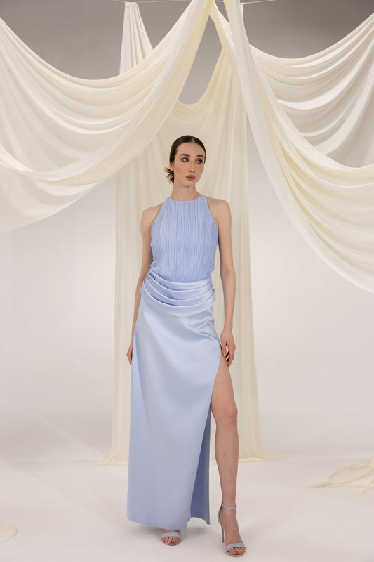 ARABELLA BABY BLUE MAXI DRESS