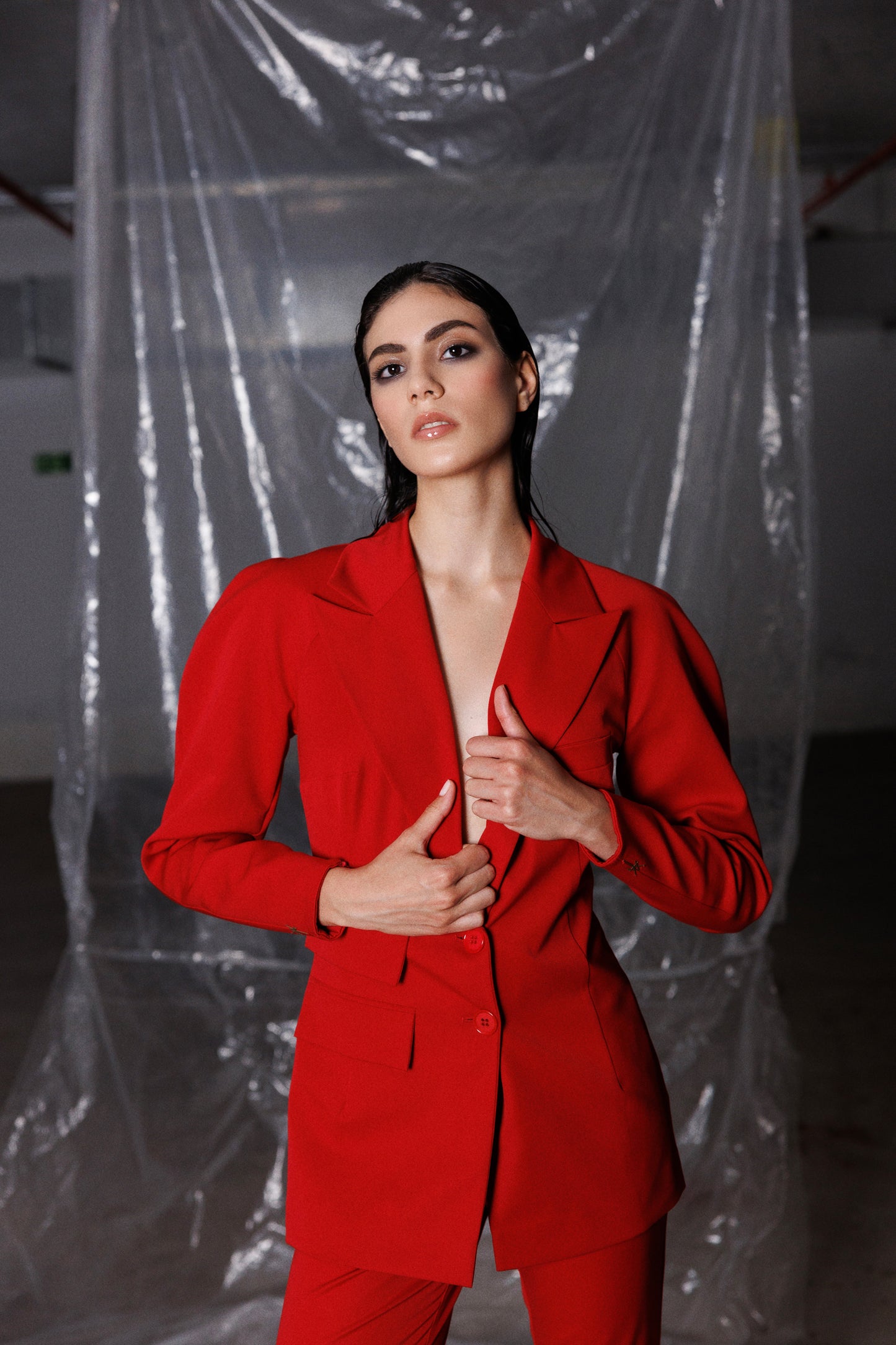 CAPELLA RED BLAZER