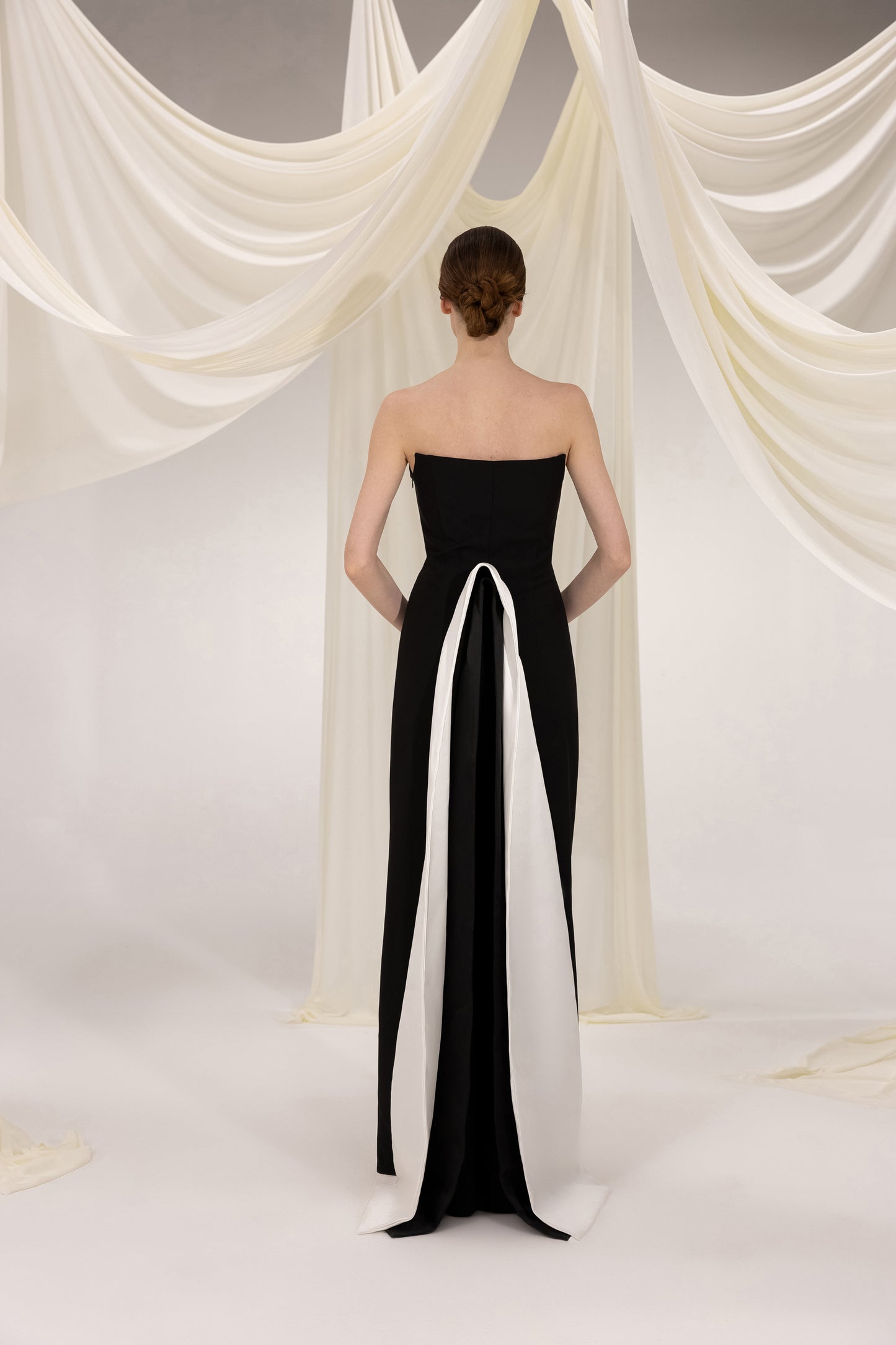 CAMILLA BLACK & WHITE MAXI DRESS