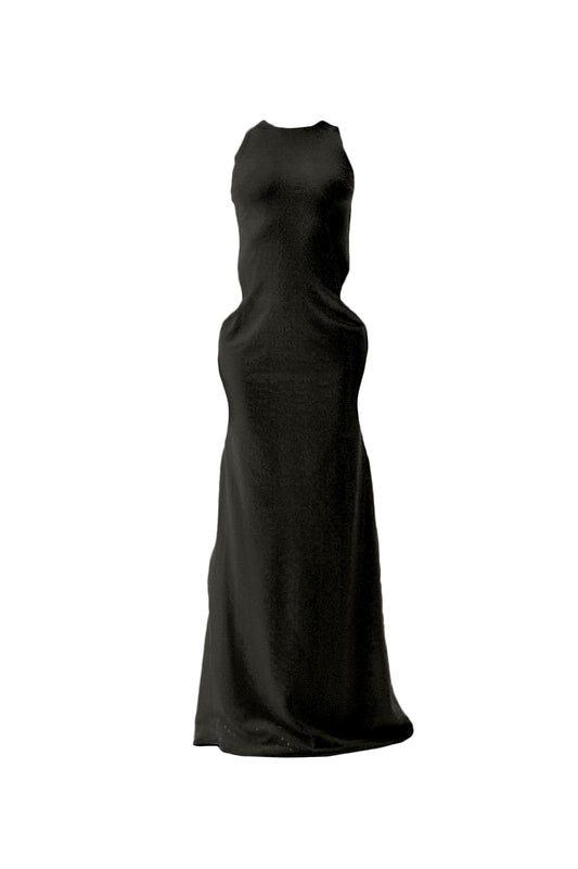 SIENA BLACK MAXI DRESS