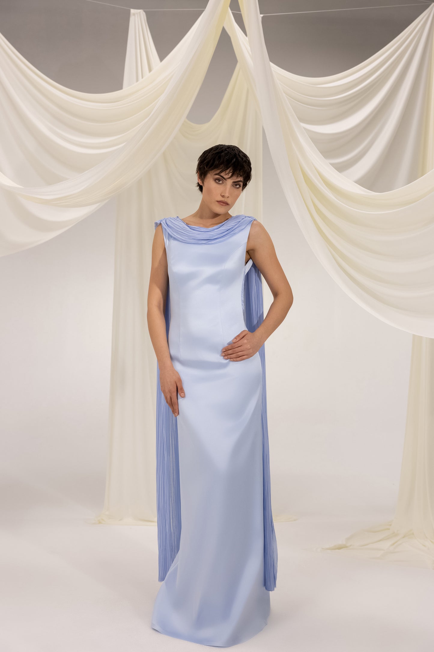 DELILAH BABY BLUE MAXI DRESS