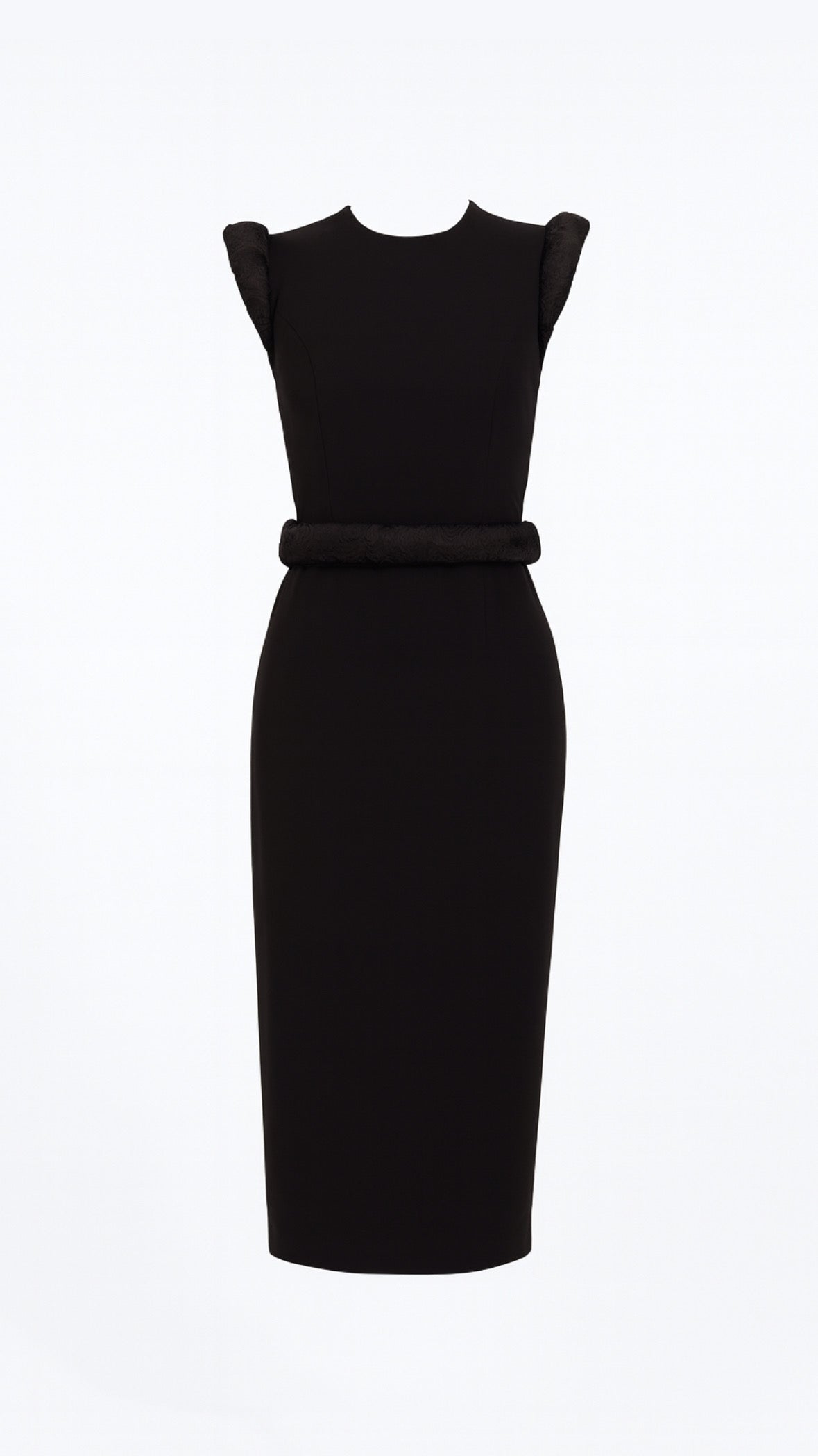MARIA BLACK MIDI DRESS