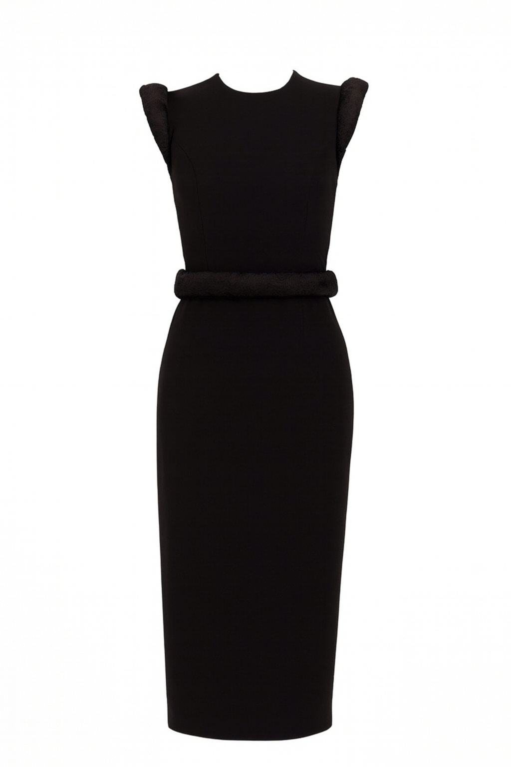 MARIA BLACK MIDI DRESS