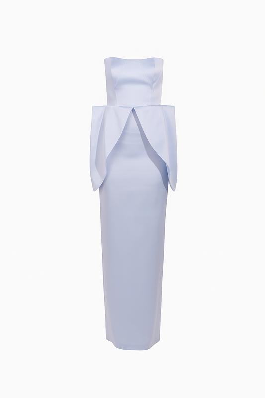 FRANCESCA BABY BLUE MAXI DRESS