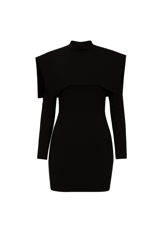 ROMAN BLACK MINI DRESS