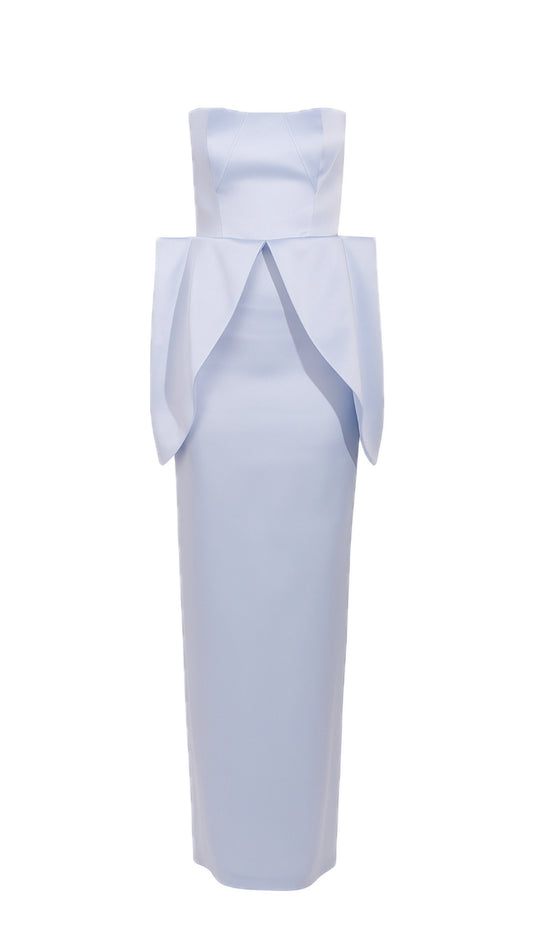 FRANCESCA BABY BLUE MAXI DRESS