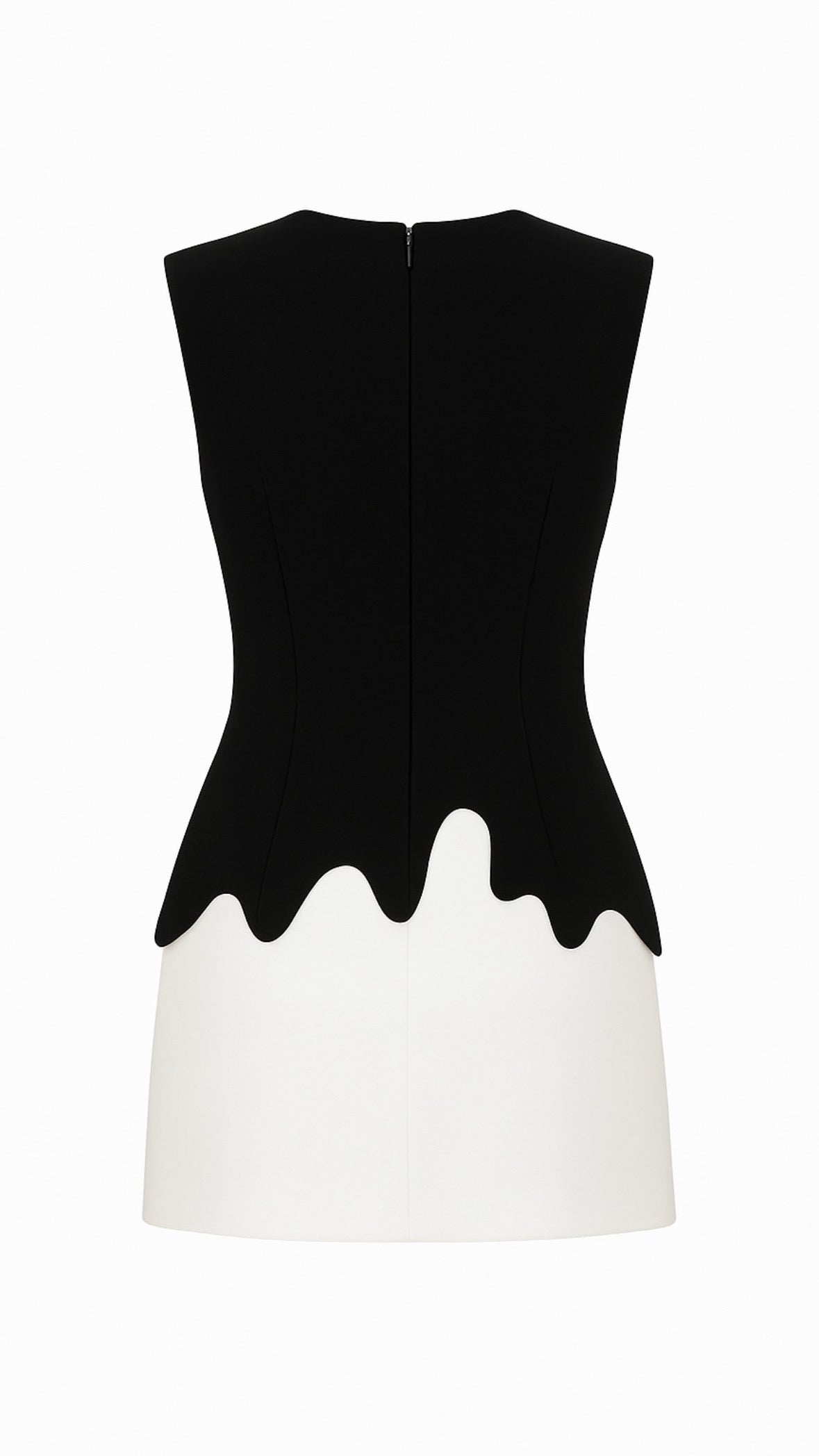 AMELIA BLACK & WHITE MINI DRESS