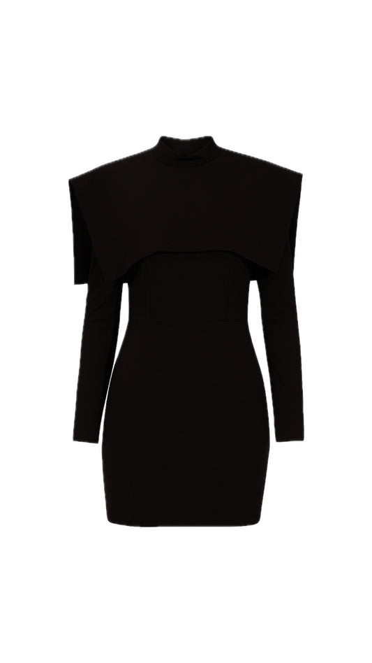 ROMAN BLACK MINI DRESS