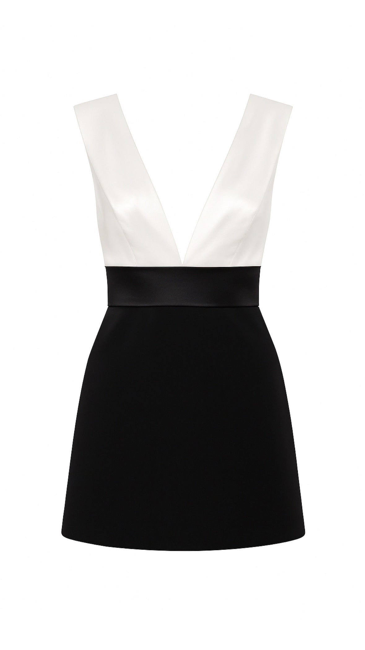 AMORE BLACK & WHITE MINI DRESS