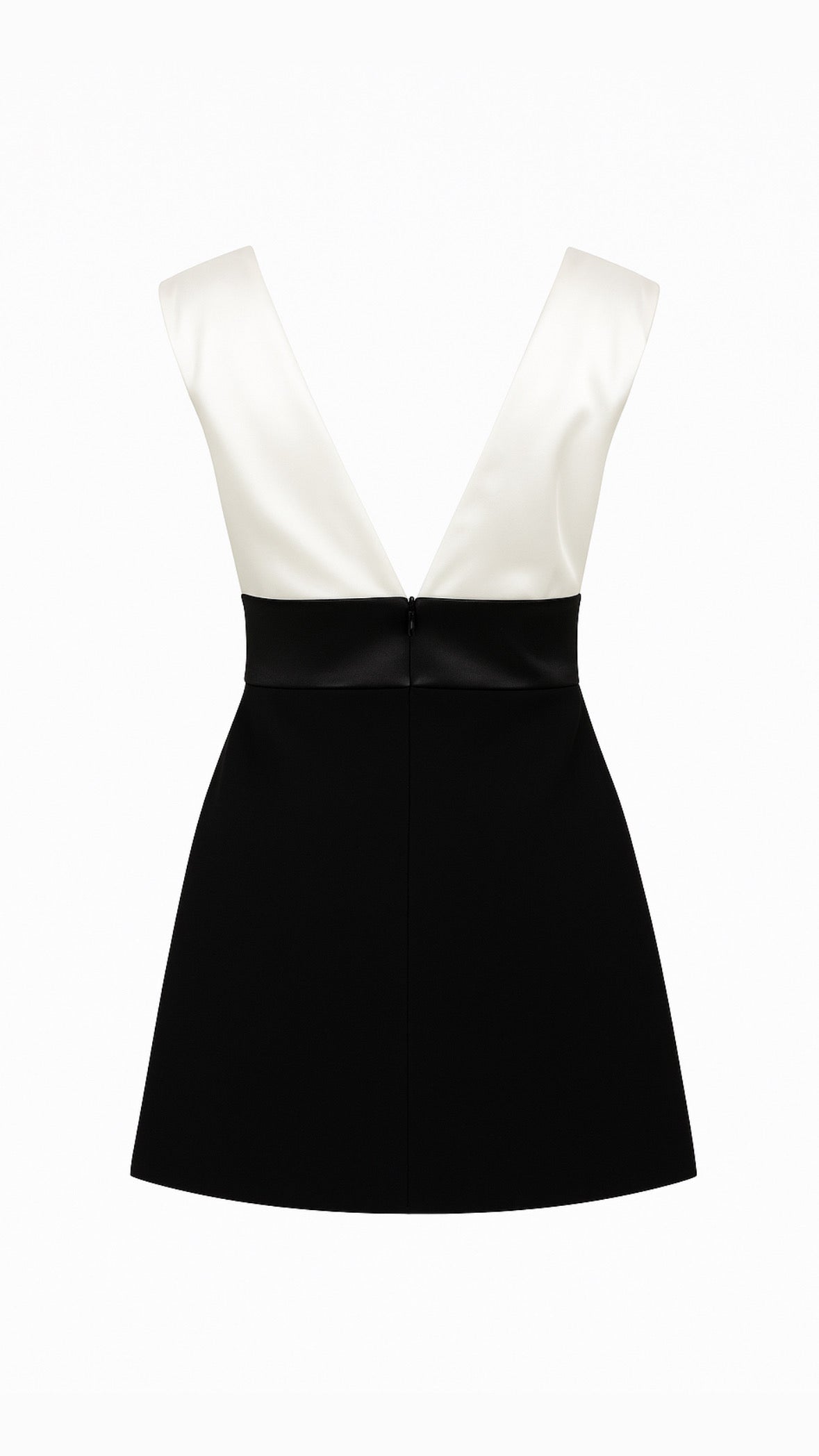 AMORE BLACK & WHITE MINI DRESS