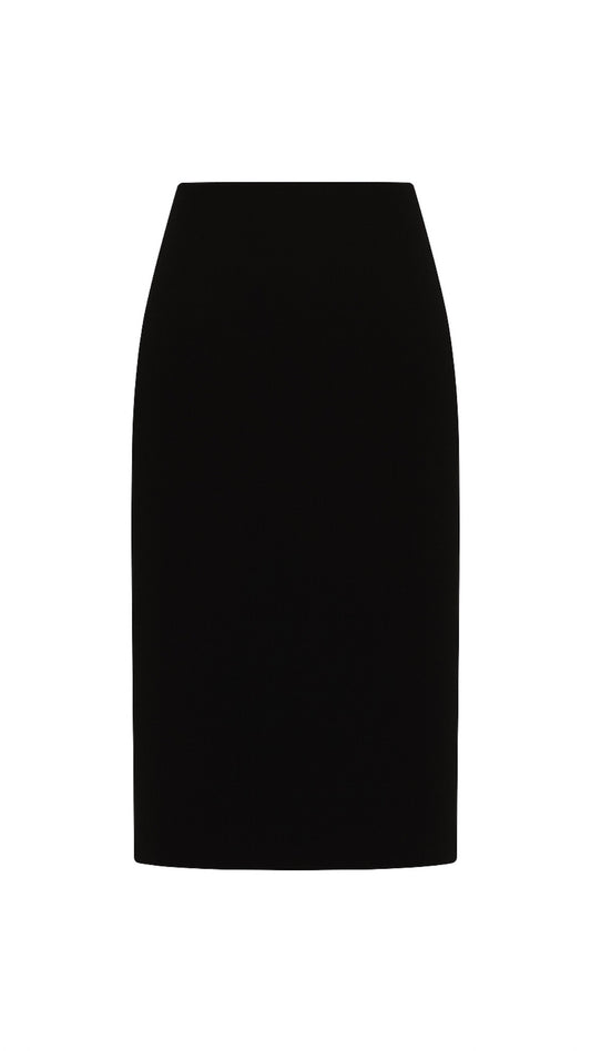 BERLIN BLACK MIDI SKIRT