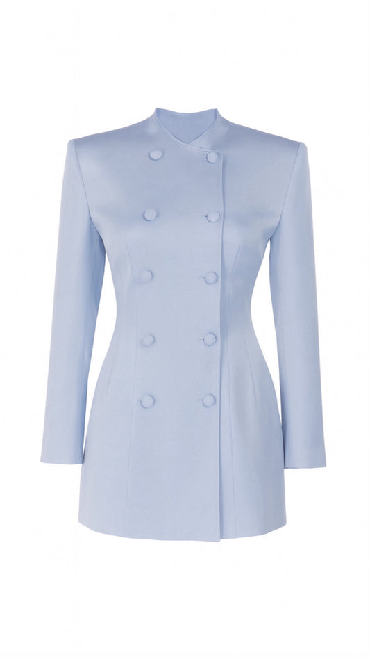AURORA BABY BLUE BLAZER DRESS