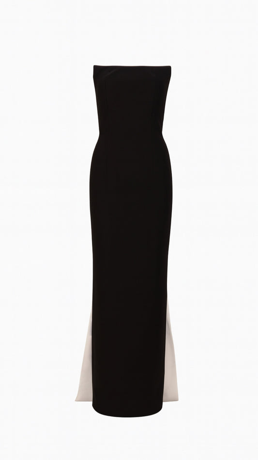 CAMILLA BLACK & WHITE MAXI DRESS