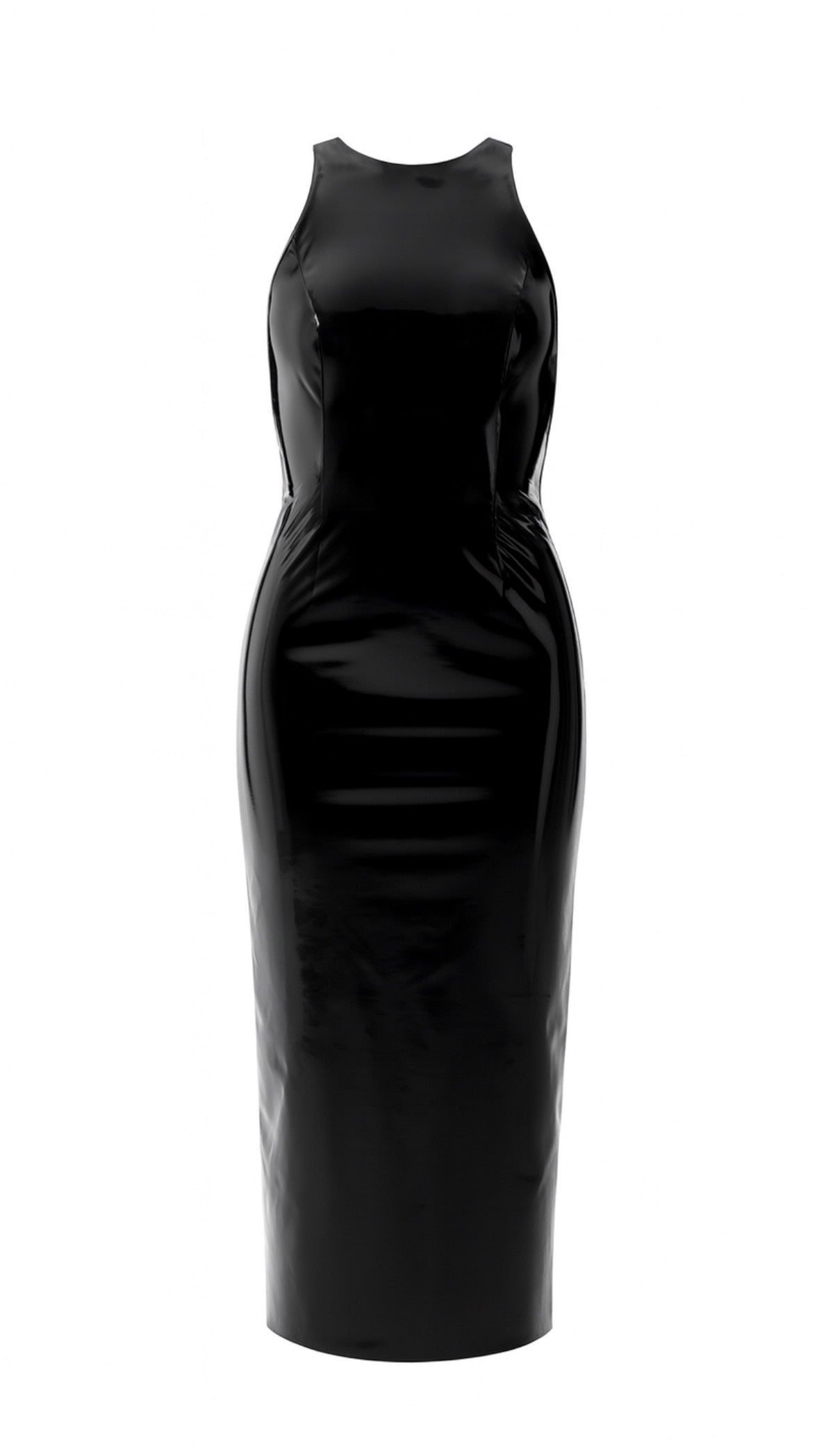 BLOSSOM BLACK MIDI DRESS