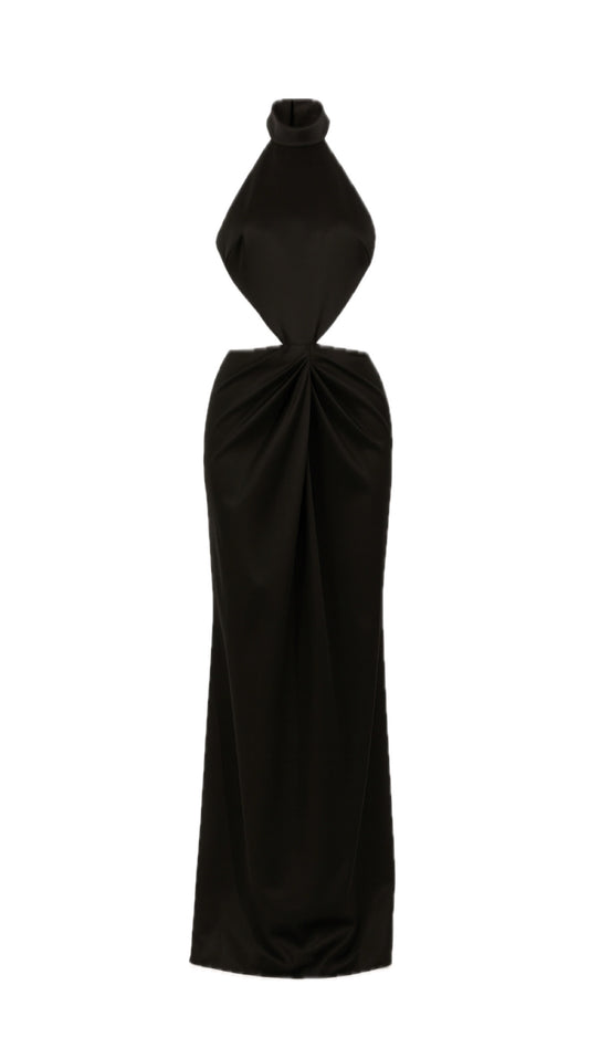 DAMON BLACK MAXI DRESS