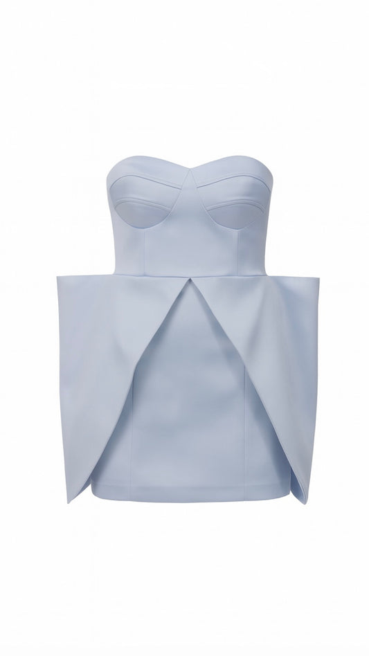 LAVINIA BABY BLUE MINI DRESS